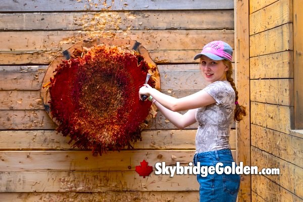 Golden Skybridge Axe Throwing