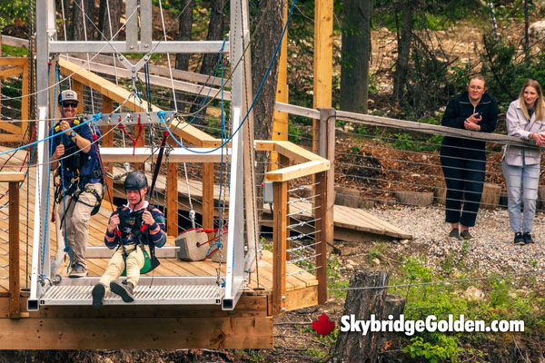 Golden Skybridge Swing